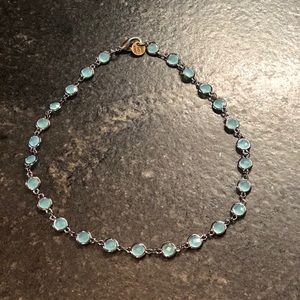 Turquoise & Gun Metal Choker
